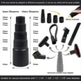 thumbnail image 2 of Kit de Accesorios Universales para Aspiradora, 11 Uds., Adaptador de Manguera de Plástico para Aspiradora en Seco y Húmedo, Accesorios para Aspiradoras de 1-1/4 Pulgadas, 2 of 8