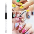 thumbnail image 1 of Pincel de diseño para uñas MM6621 con cerdas de nailon y cristal, ideal para arte fino y profesional. Disponible en longitudes de cerdas de 7mm, 9mm y 11mm. Perfecto para pintar flores y detalles, 1 of 6