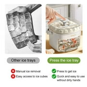 FYTPOV Countertop Ice Maker with Scoop and Handle, 24 Ice Cube Tray, White Ice Maker for Home Kitchen Office Bar Party and Camping