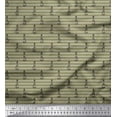 thumbnail image 1 of Soimoi Poly Georgette Fabric Stripe & Light House Shirting Decor Fabric Printed Yard 52 Inch Wide, 1 of 3