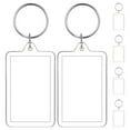 thumbnail image 1 of 6pcs Mini Photo Keychain Craft Photo Keychain Display Supplies DIY Picture Frame Key Ring Keychain Photo Holder for Home Office School, 1 of 5