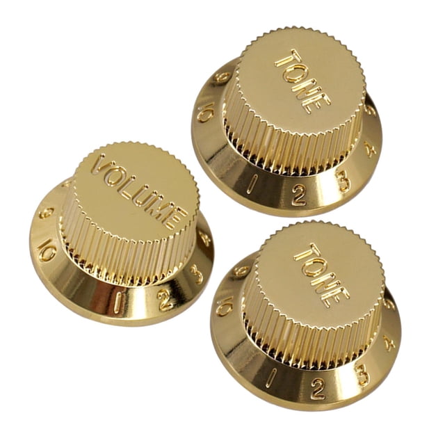 Guitar Timbre and Volume Speed Control Knobs Replaces Professional 2pcs T 1pcs V 2pcs T 1pcs V Gold