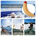 thumbnail image 2 of CSChome Leurre de Pêche Aquatique Ensemble d'Appâts Souples 50 Pcs Forme de Ver de Farine Simulée, 2 of 7