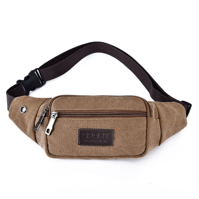 Fiudx Riñonera Deportiva, Diseño Ligero de Lona, Gran Capacidad, Ideal para Correr y Usar Al Aire Libre, Estilo Versátil y Práctico, Unisex, Nailon Duradero, Tamaño Compacto de 20 X 10 X 5 Cm.
