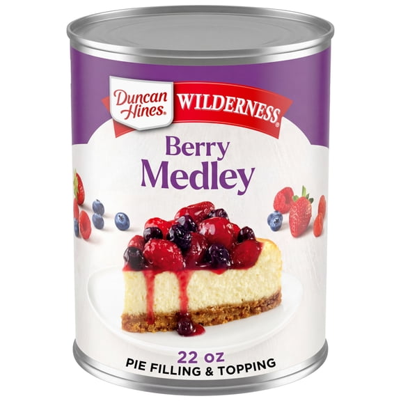 Duncan Hines Wilderness, Berry Medley Pie Filling and Topping, 22 oz.