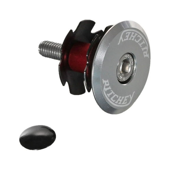 Ritchey Classic Stem Top Cap with Bolt - 1-1/8" Top Cap, Bolt, And Plastic Cap