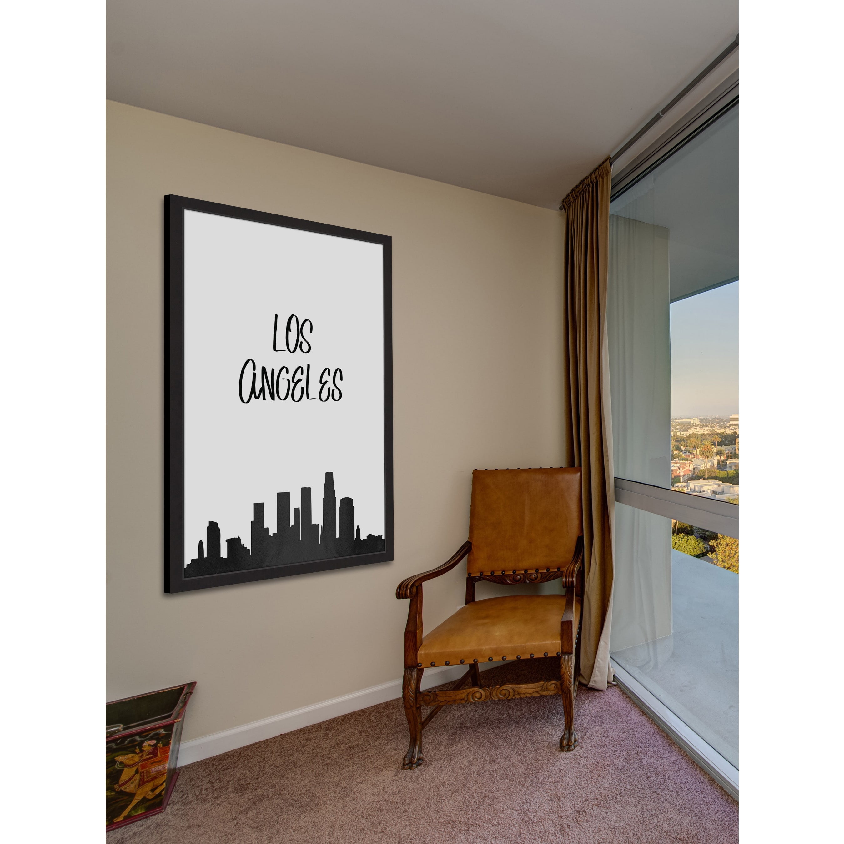 "Let's Do Business - LA III" Framed Painting Print