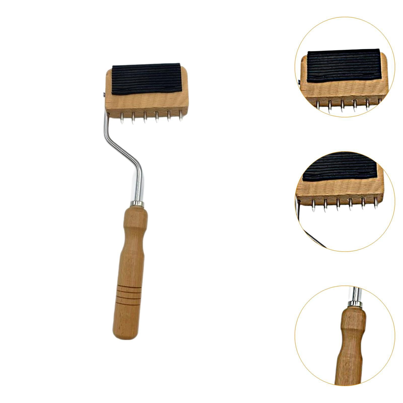 balikha Webbing Stretcher Stretching Tool Tight Framing Close to The Frame Wooden Handle Upholstery Tool for Canvas Ribbon Household