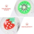 thumbnail image 4 of 6Pcs Bounce Balls Fruity Pattern Bouncy Balls Jumping Balls (Random Style), 4 of 5