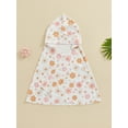 thumbnail image 2 of DDSBABAY 12M-5T  Kids Hooded Beach Towel Absorbent Cute Floral Pool Towels Wrap Quick Dry Bathrobe for Toddler Girls Boys Bath Shower, 2 of 9