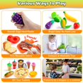thumbnail image 2 of Set de comida Pretend Play EFO SHM, 68 unidades con bolsas de almacenamiento para niños, 2 of 7