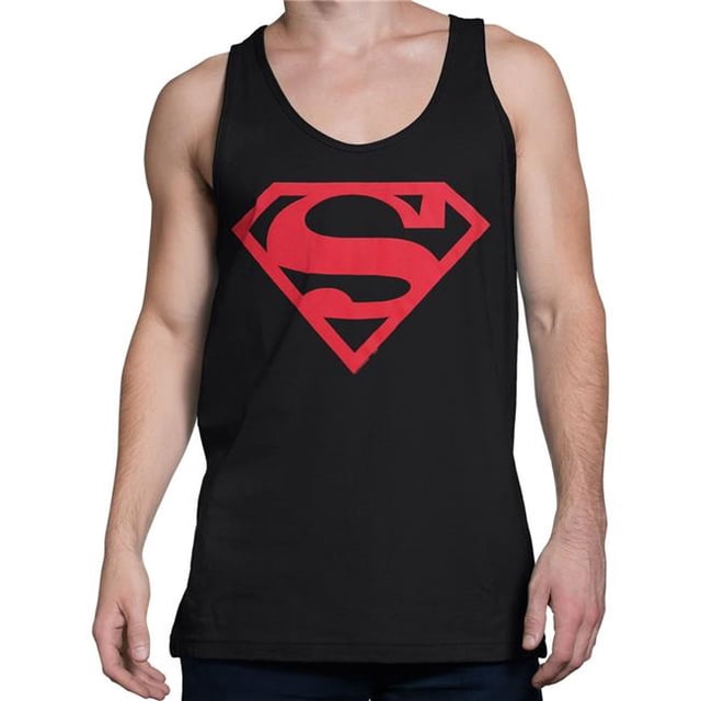 Superman tanksupbyredsym-M Superman Superboy Red Symbol Tank Top - Medium