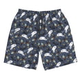 thumbnail image 2 of Honeii's Halloween A Print Men's Casual Shorts with Drawstring，Swim Trunks Quick Dry Beach Shorts, 2 of 5