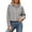 Gray, variant on QQZ Cropped Double Breasted Long Sleeve Shirt Jacket Women, Lightweight Cardigans For Women Trendy, Fall Travel Business Casual Street Daily Outfits