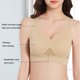 thumbnail image 4 of Ropa interior de color sólido de malla 3D tirantes anchos para los hombros traje informal para mujer, 4 of 9