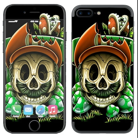 Skin Decal Vinyl Wrap For Apple Iphone 7 Plus Or 8 Plus / Gangster Mario (Best Gangster Games For Iphone)