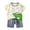 Beige, variant on Nwiuh Premium Cotton Toddler Boy Short Sleeve T-Shirt & Shorts Set Summer Outfits Clothes Beige for Size 5-6 Years