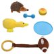 thumbnail image 1 of Juguetes interactivos para mascotas, juguete masticable para perros de 6 piezas, juguete para masticar para perros, juguete con disco volador para mascotas, logra más Jadeshay  A, 1 of 8