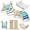 Blue, variant on Buballino Pikler Triangle Set, 4 Piece, 6M - 6Y Children, 150 lb Load, 8 in 1, Foldable