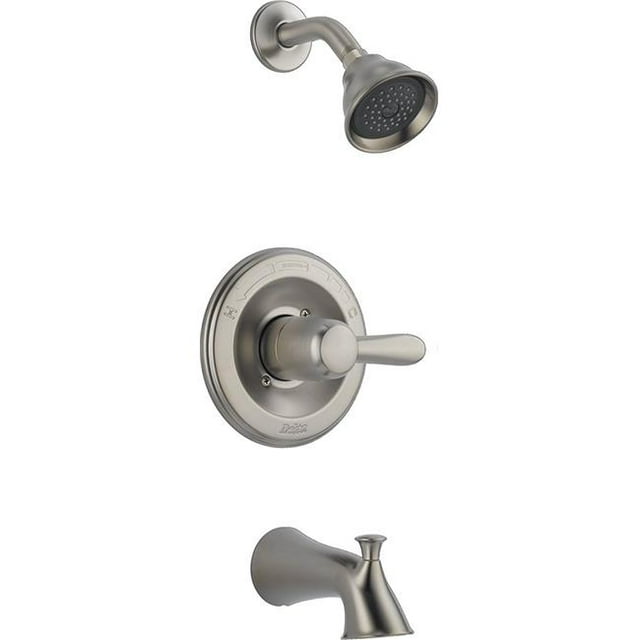 Delta T14438-SSSOS Moniteur Lahara Série 14 Garniture de Baignoire et Douche - Acier Inoxydable