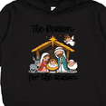 thumbnail image 3 of Inktastic Cute Nativity Scene Cartoon Illustration Toddler Hoodie, 3 of 4