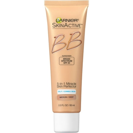 Garnier SkinActive BB Cream Sunscreen Oily/Combo Skin Medium/Deep, 2.0 FL...