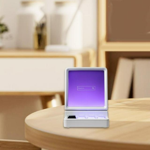 Altavoz Bluetooth portátil con luz RGB, altavoz de audio pequeño y ligero, reproductor de música para sala de estar, dormitorio, oficina, viajes y
