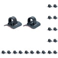 thumbnail image 1 of Advancent Cable de cambio de freno para patinete eléctrico, guía portátil autoadhesivo para bicicleta de montaña, Clip para cable, accesorios Negro 10piezas, 1 of 6