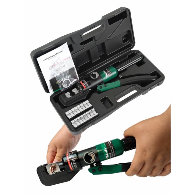 Engarzadora de cables hidráulicos UTZIKO 10 US TON 12 AWG a 00 (2/0)