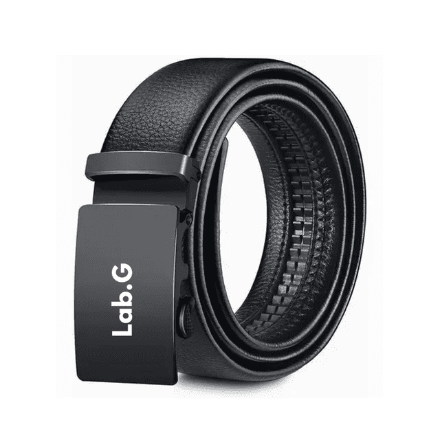 Cinto De Elegante Cuero con hebilla Automática Unitalla Lab.G Negro