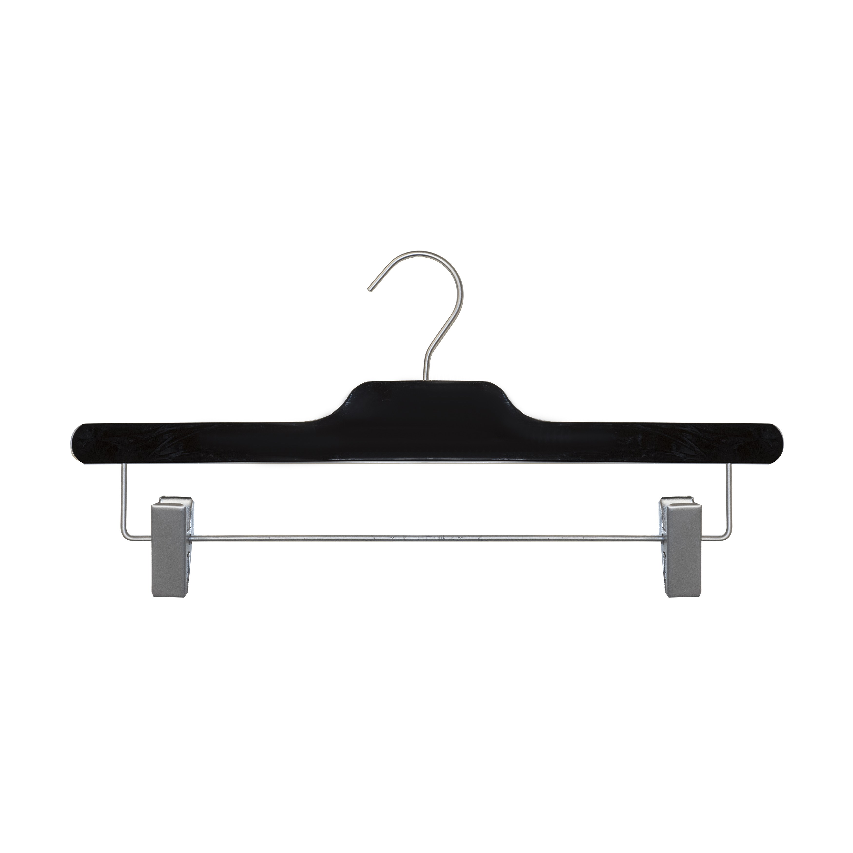 NAHANCO Equinox Wooden Skirt/Pant Hanger - 14" Black - Home Use