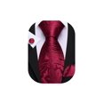 thumbnail image 1 of Set de Corbata Barry.Wang Granate con Diseño Cachemira de Seda 150 cm, 1 of 6
