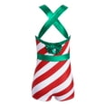 thumbnail image 2 of iEFiEL Girls Christmas Cosplay Costume Sequins Stripes Xmas Dress Leotard,Sizes 4-16, 2 of 7