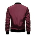 thumbnail image 4 of Fgnfyis Mens Jackets Casual Stylish Solid Color Autumn Winter Windproof Zipper Baseball Jacket Long Sleeve Collarless Coat Men Jacket XL, 4 of 4