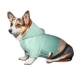 thumbnail image 6 of Goofa Vintage Brass Balance Scale Pattern Small Dog Sweater Hoodies Pet Grey Hooded Soft Fleece Sweatshirts with Pocket Fall Winter Puppy Cat Sweaters Warm Clothes-, 6 of 8