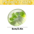 thumbnail image 3 of Kiwi Squishy Ball for Hand Fidgeting, Clear Plastic Gel Toy with Embedded Fruit Slice for Desk Breaks and Study, 3 of 6