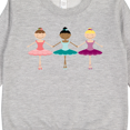 thumbnail image 3 of Inktastic Little Ballerina Trio Toddler Sweatshirt, 3 of 4