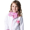 thumbnail image 3 of StoryBook Wishes Kids Doctor Coat & Face Mask for Kids Doctor Costume | Doctor Dress Up for Kids | Pink and White - Size 8-10, 3 of 9