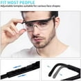 thumbnail image 3 of SharkTRUE 2pc Protective Transparent Goggles Anti-fog Dust-proof Goggles Lab Chemistry Sand-proof, 3 of 8