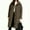 Brown, variant on Women's Fuzzy Long Coat Plush Lapel Collar Button Front Warm Sherpa Jacket Outerwear for Fall and Winter Fashion