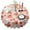 Red Strawberry Plants-3, variant on Red Strawberry Plants Fruit White Pattern Round Tablecloth 60"x60",Wrinkle Wipeable Table Cloth for Kitchen Dining Room Picnic Patio Party