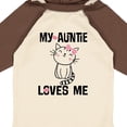 thumbnail image 4 of Inktastic My Auntie Loves Me Girls Long Sleeve Baby Bodysuit, 4 of 5