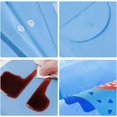 thumbnail image 5 of Blue Whale Chubasquero para niños y niñas, capa de lluvia, impermeable, impermeable, con capucha, impermeable, reutilizable, 5-6 años, 5 of 5