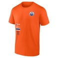 thumbnail image 2 of Men's Fanatics Orange Edmonton Oilers Represent T-Shirt, 2 of 3