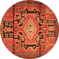 thumbnail image 1 of Ahgly Company Indoor Round Persian Orange Traditional Area Rugs, 3' Round, 1 of 1