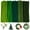 Gradient Green, variant on 500 Pcs Orange Pipe Cleaners for Crafts Flowers Bulk 8mm Thick 12 inch Long, Pipecleaners Chenille Stems Fuzzy Sticks Wire Tiges Chenilles for Gift Party Craft Supplies (Gradient Orange)