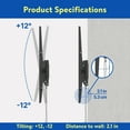 onn. Tilting TV Wall Mount for 19" to 50" TVs, up to 12° Tilting