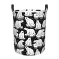 thumbnail image 1 of Fotbe Cute Cartoon Polar Bear Cesto de Ropa con Asas, Cesto Impermeable de Gran Capacidad, Bolsa de Lavado para Dormitorio, Cesto de Ropa con Ruedas y Asas-Small, 1 of 6