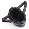 thumbnail image 3 of Bolsa acolchado de algodón a cuadros, de hombro para mujer de otoño e invierno, cálido para el trabajo (negro) Ehuebsd Para Estrenar, 3 of 9