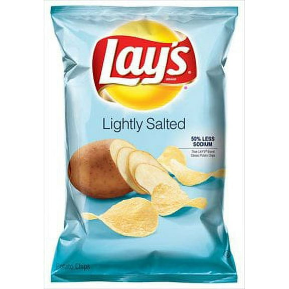 Lightly Salted Potato Chips 9.5 oz (Pack of 6)